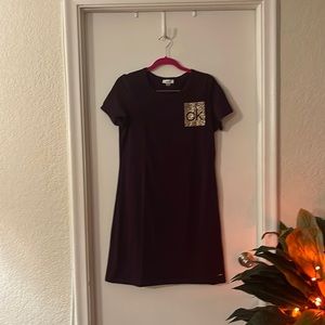 Calvin Klein casual eggplant size medium like new cotton dress.